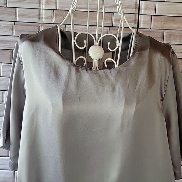 Z Studio satin blouse Size M - Picture 2 of 7